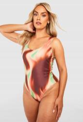Boohoo IC86210 Boohoo Fürdőruha Absztrakt Nyomtatással 3XL