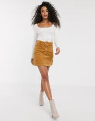 Pimkie Szoknya Barna Egyenes Pamut 42 XL Aaa