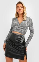 Boohoo Kötött Hosszú Ujjú Felső (M) (gzz36516-105)