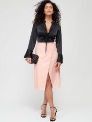 Armani Exchange Rózsaszín Műbőr Szoknya (s) (560860)