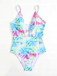 Shein IC85305 Shein Egyrészes Fürdőruha Tie Dye Mintás (29) L