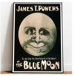  Vintage poszter Szerelmesek holdja Blue moon A3 (Plakat Kosmos Vintage)