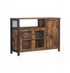 SONGMICS Tárolószekrény Vasagle Vinnie 110 cm barna (LSC096B01)