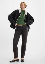 Levi's Fekete Egyenes Szárú Farmer Cipzár (28/31) (570917)