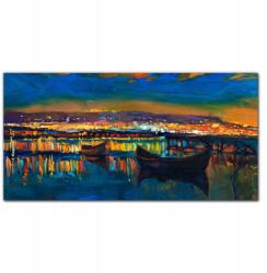 Coloray Vászonkép keretben Városi tó 100x50 (010030010010000018685)