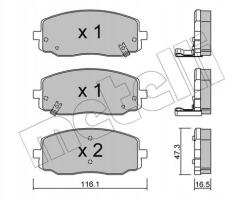 Metelli Építőkockák Ham. kia Picanto 04- 22-0629-0/MET