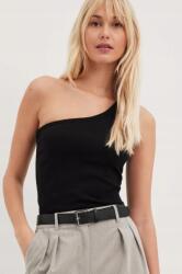 NA-KD Fekete Aszimmetrikus Felső Klasszikus Egyenes Ujjatlan Na-kd S