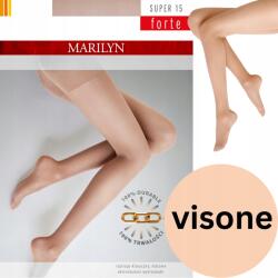 Marilyn matt vékony strapabíró harisnyanadrág 15 Forte Visone 6/XXL (5905168065388)