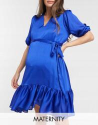  B1F308*BLUME Kobaltkék Kismama Ruha 38 M A01