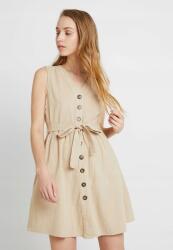 PIECES Bézs Ruha Gombokkal, Size XL, 100% pamut