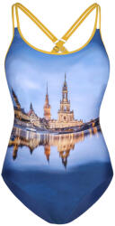  Shepa sportos fürdőruha 079 egyrészes strandruha uszoda (079 Nvy-Multi)