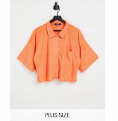 Missguided Narancssárga Rövid Ujjú Ing (46) (564561)