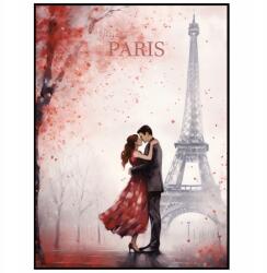  Poszter Dekoráció Romantikus Párizs Franciaország A3Kép Ajándék (T4 Obraz Plakat francja paryż Wieża Eiffla)
