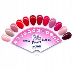 Ados gel lack 09 körömlakk 7 days piros