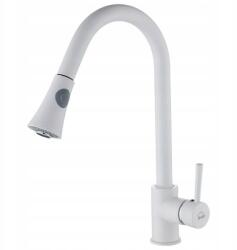 Laveo Daru Bld 669D fehér csaptelep kihúzható kifolyócsővel Raktáron Lévő Termék (BLD 669D)