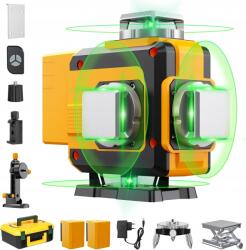 Vonallézer Lézeres Vízmérték 4 X 360° 16 Vonal Önszintező 4800 Mah (0000992705532)