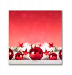 Tulup Canvas fotó 50x50 Karácsonyi ajándék Hógömbök (ock-50x50-302486457)