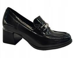 Lemar Félcipő Lemar 20111 MÉRET40 Bőr Fekete Lakk (20111)