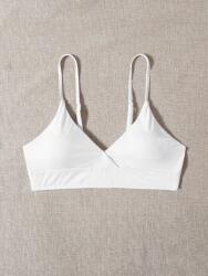 Shein DC43115 Shein Fehér Vállpántos Bikini Felső (29) Xs