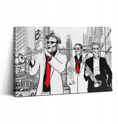 Wallfluent Vászonkép Falra Inspiráló Konyha Jazz Zenekar 30x20 cm (010030010150000074945)