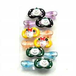  Gyerek hajcsat színes 6 db (0227-503)