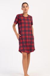  Női rövid ujjú hálóing Plus Size 4070413029 2XL piros