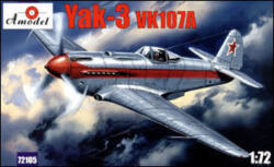 Amodel Yakovlev Yak-3 VK107A Soviet fighter 1: 72 (AMO72105)