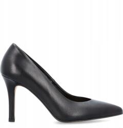 Kotyl Klasszikus bőr magassarkú cipő Kotyl 8523 Fekete 35 (KOTYL 8523 CZARNY LICO)