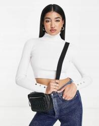 Miss Selfridge Fehér Bordázott Felső (38) (528182)