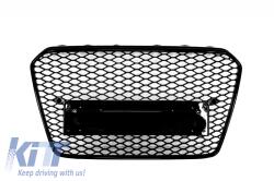 KITT Specials Márkajelzés nélküli Első Rács Audi A5 8T (2012-2015) RS Design (FGAUA58TFRSB)