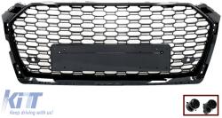 KITT Specials Jelvény nélküli hűtőrács AUDI A5 F5 (2017-2019) modellekhez, RS Dizájn, zongorafekete (FGAUA5F5RS)