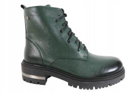 Lemar Bokacsizma, Size 37, bőr, zöld, lakkbőr (60273)