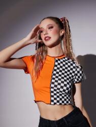 Shein Női Rövid Ujjú Póló Print Basic 42 XL Eac