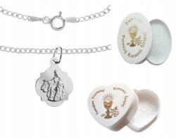  Ezüst Lánc És Keresztelő Medál 45 CM (KK)