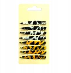 Leopárd mintás hajcsatok hajcsatok 8 db (0014-8)