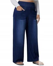 Shein Farmer Leggings Egyenes Széles Szárú Elasztikus L__L