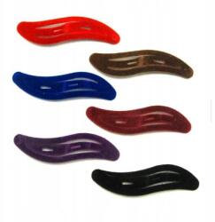 Hajcsatok hajgumik színes- flokkolt 12 db (8959 SA)