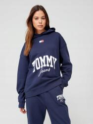 Tommy Hilfiger Sötétkék Laza Logós Pulóver (xs) (559494)