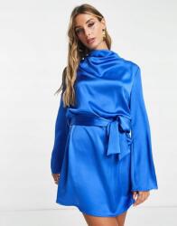 Pretty Lavish Kobalt Csíkos Ruha (xs) (478640)