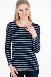 Tom Tailor Sötétkék Hosszú Ujjú Póló (s) (589498)