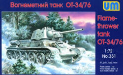 UniModels OT-34/76 Flamethrower Tank 1: 72 (UM331)