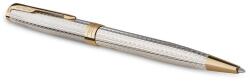 Parker Royal Sonnet Deluxe Golyóstoll 925 Ezüst Mistral, Arany Klipsz (7010598000)