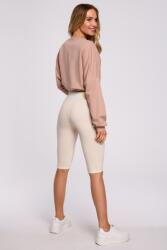 MOE Leggings Lábszármelegítő Női Rövid Leggings Kerékpáros Rövidnadrág Ecru 42 XL