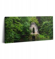 Wallfluent Vászonkép Régi kápolna romjai Chamonix Franciaország 100x50 cm (010030010010000076004)