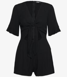 Missguided Fekete Kötött Overál 34 Xs 1AAO