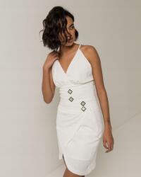 Silvian Heach Krémszínű Díszített Felső (xs) (398398)