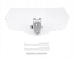 Okienko Motocyklowe Deflektorowe, Przednie, Regulowane, Przezroczyste