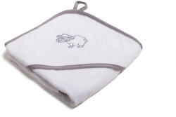 Vaganza Fürdőlepedő hímzett 110×110 - Fehér/Szürke/Bari (5999120506163)