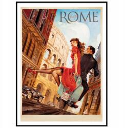  Dekoráció Nagy Poszter Vászonkép Olaszország Róma 50x70 (B2 Plakat Dekoracja Włochy Rzym Podróże)