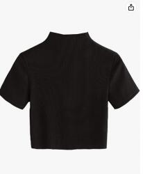 Shein Elasztikus Póló Basic Fekete 36 S